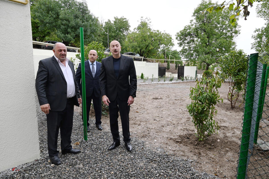 Prezident İlham Əliyev Xocavənd rayonunun Qırmızı Bazar qəsəbəsində olub
