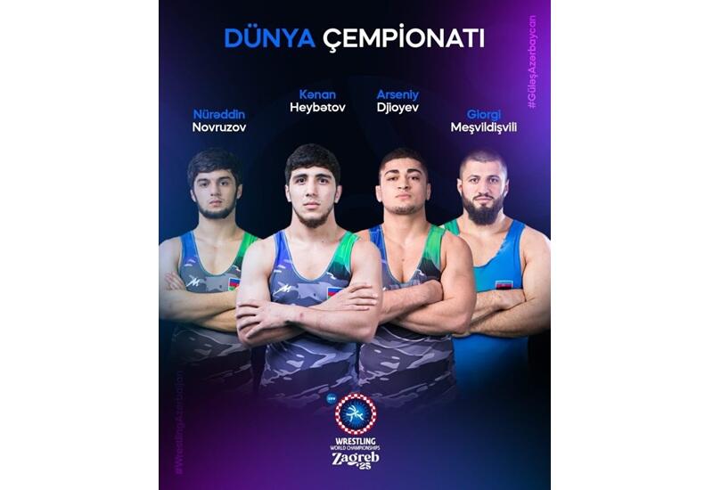 Азербайджанские борцы завоевали три медали на чемпионате мира в Загребе
