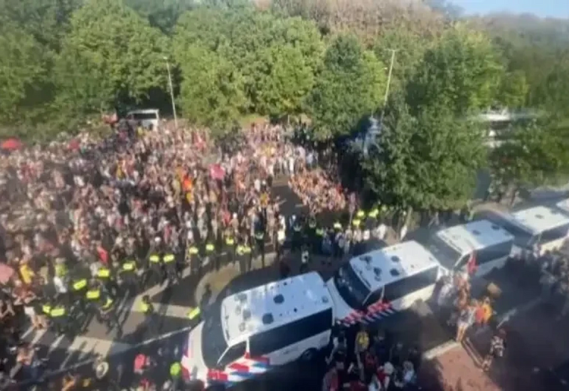 На протестах в Гааге задержали более 400 экоактивистов