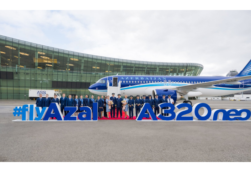 AZAL пополнил флот новым самолетом Airbus A320neo