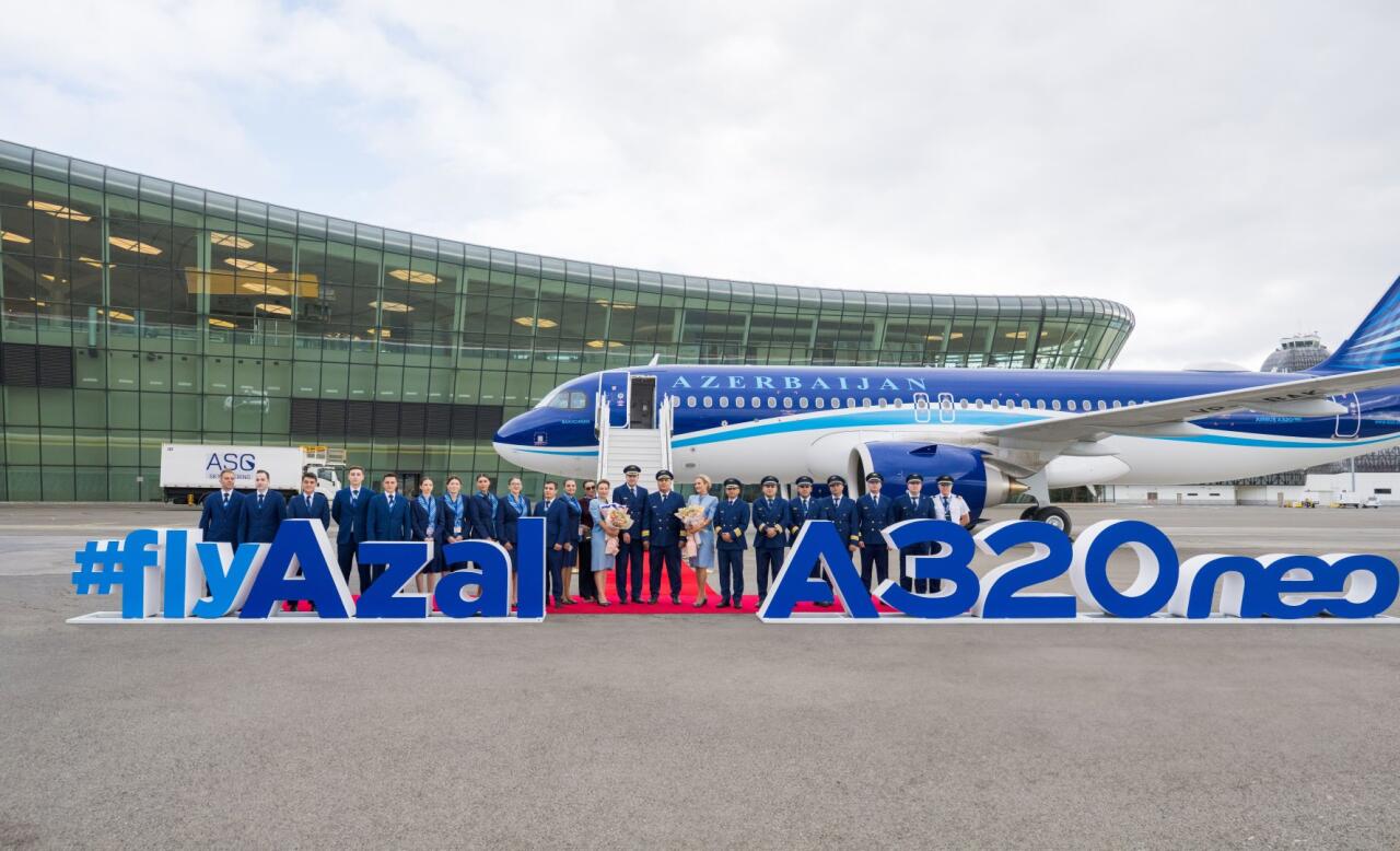 AZAL пополнил флот новым самолетом Airbus A320neo