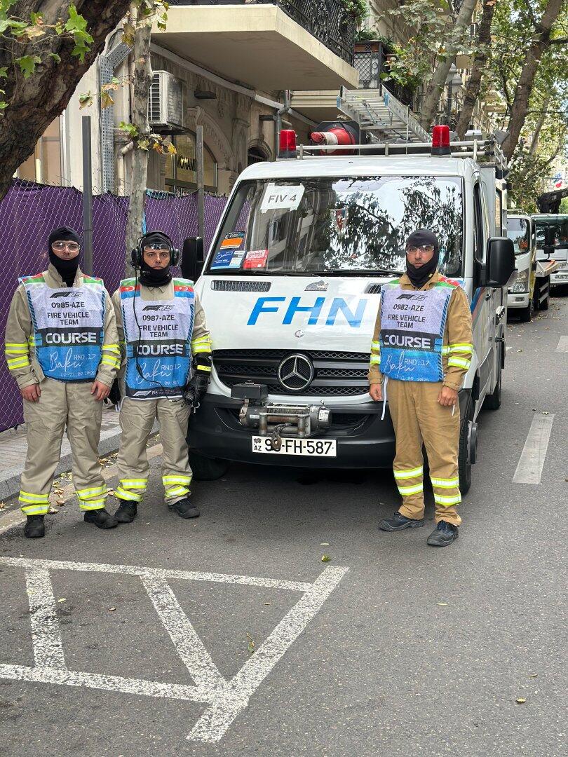 "Formula-1"də fövqəladə hallar üçün 38 xüsusi təyinatlı nəqliyyat vasitəsi cəlb olunub