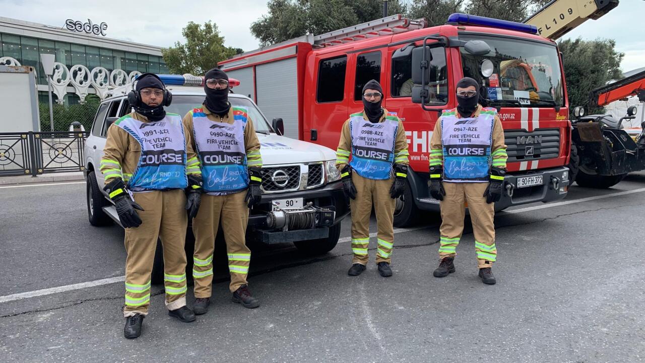 "Formula-1"də fövqəladə hallar üçün 38 xüsusi təyinatlı nəqliyyat vasitəsi cəlb olunub