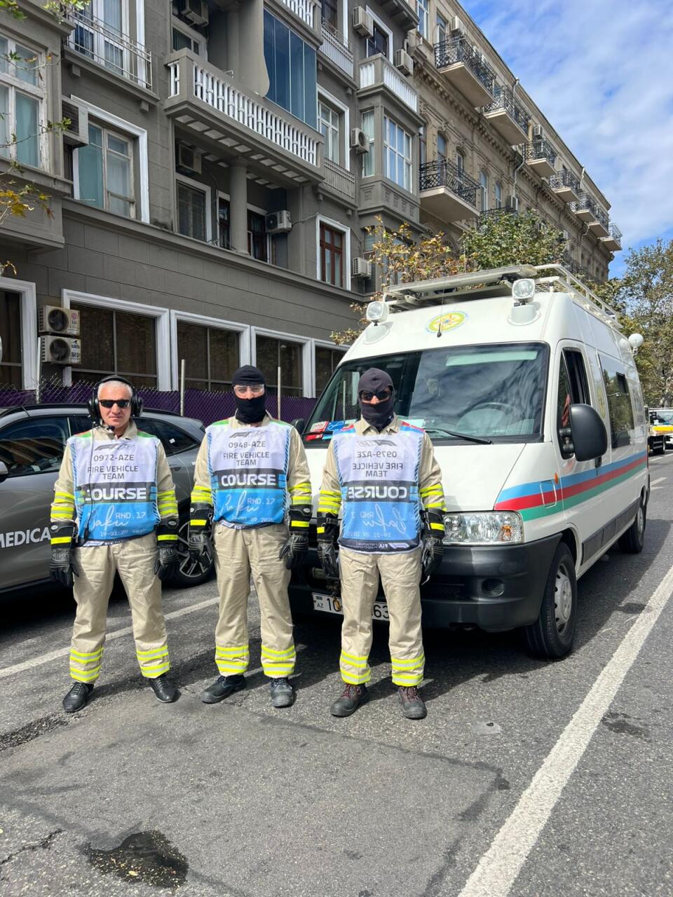 "Formula-1"də fövqəladə hallar üçün 38 xüsusi təyinatlı nəqliyyat vasitəsi cəlb olunub