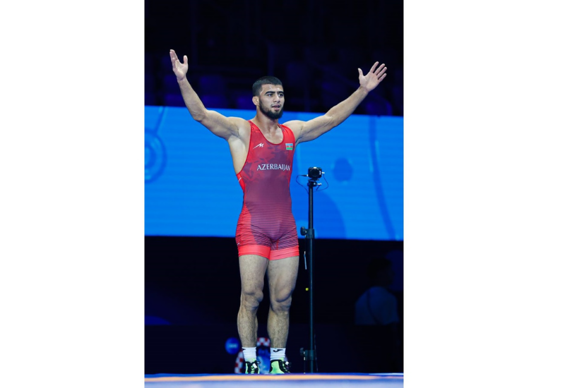 Азербайджанский борец завоевал серебряную медаль на чемпионате мира в Загребе