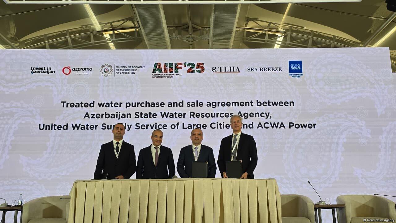 Азербайджан и ACWA Power подписали соглашение о партнерстве