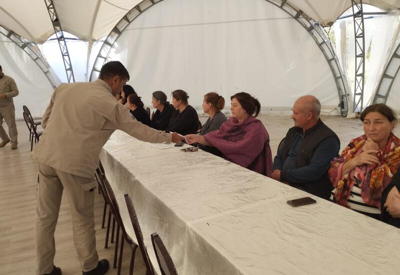 Laçın şəhərinə çatan ailələrə mənzillərin açarları təqdim edildi