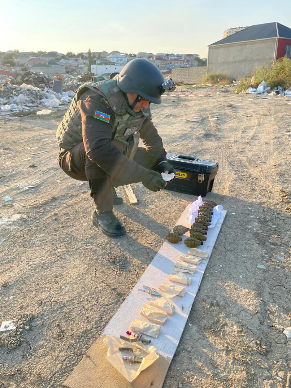 В Абшеронском районе обнаружены боеприпасы
