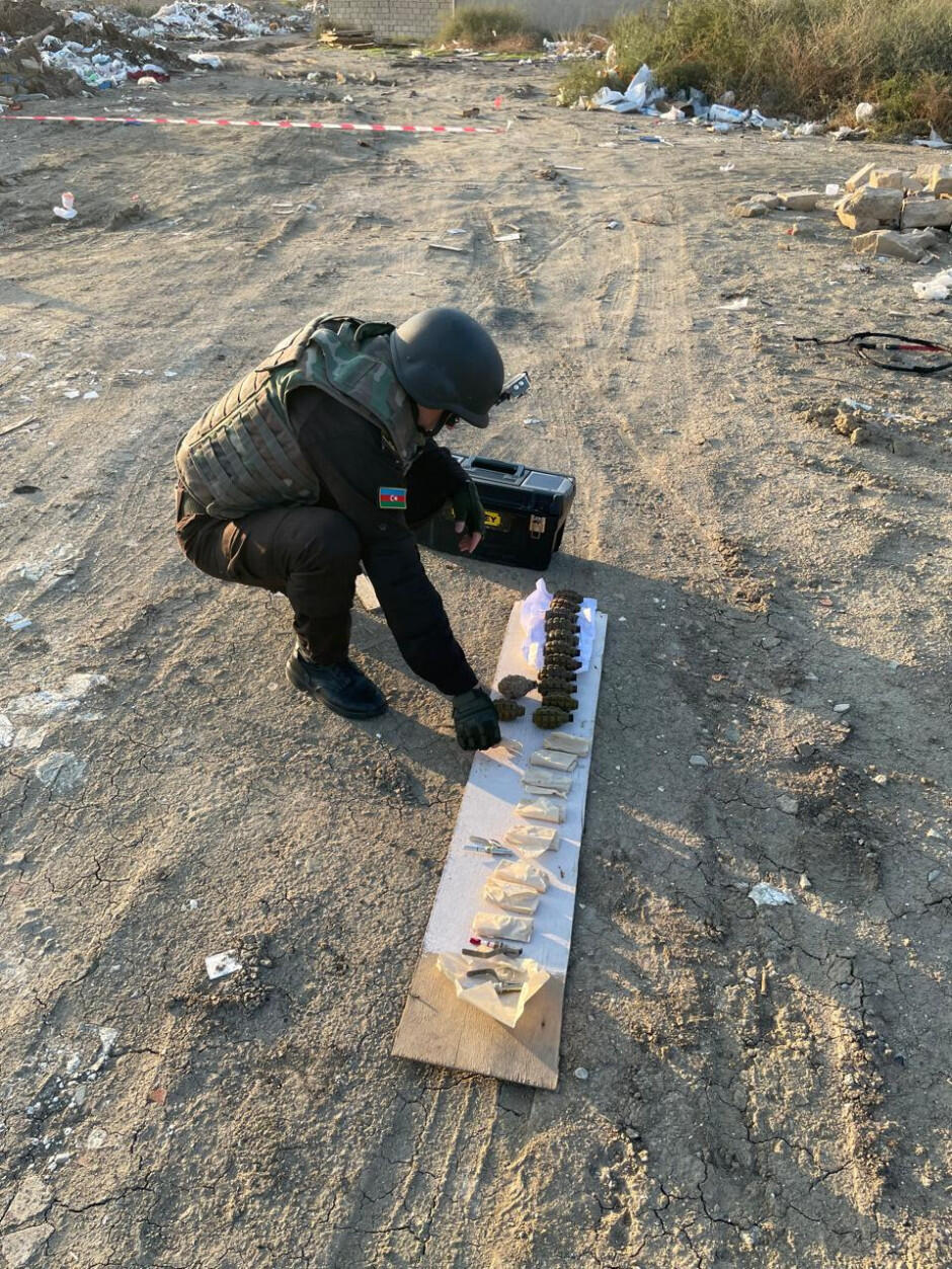 В Абшеронском районе обнаружены боеприпасы