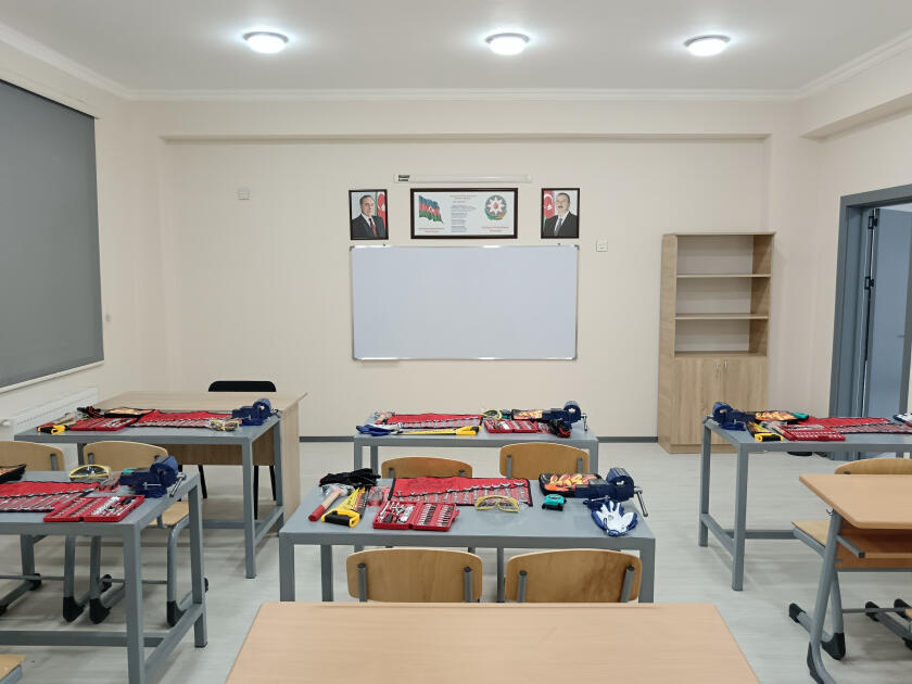 Heydər Əliyev Fondu tərəfindən Saatlının ucqar kəndində yeni məktəb binası inşa olunub