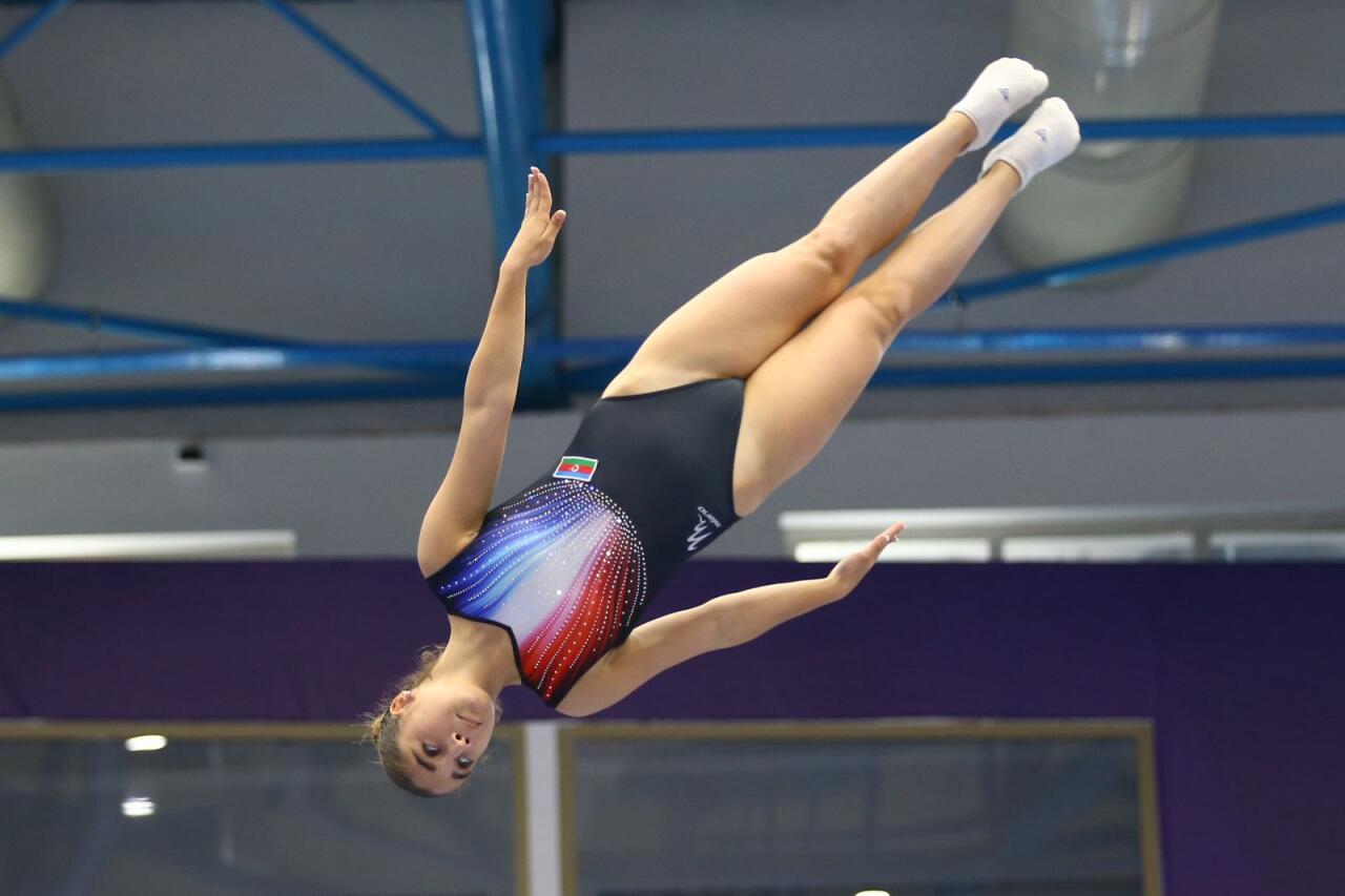 Şəkidə batut gimnastikası üzrə ölkə birinciliyi keçirilib