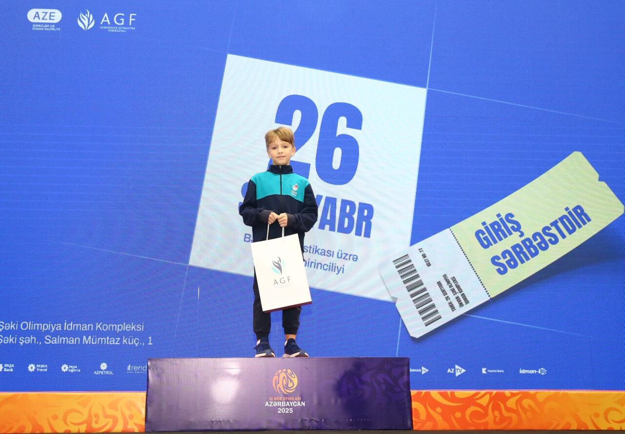 Şəkidə batut gimnastikası üzrə ölkə birinciliyi keçirilib