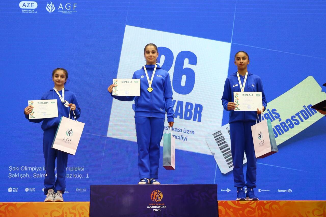 Şəkidə batut gimnastikası üzrə ölkə birinciliyi keçirilib