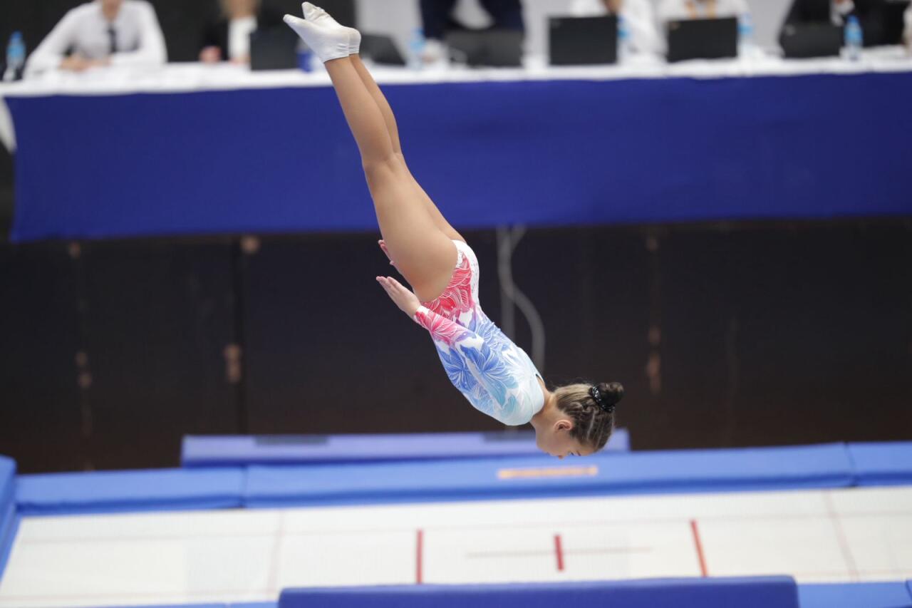 Şəkidə batut gimnastikası üzrə ölkə birinciliyi keçirilib