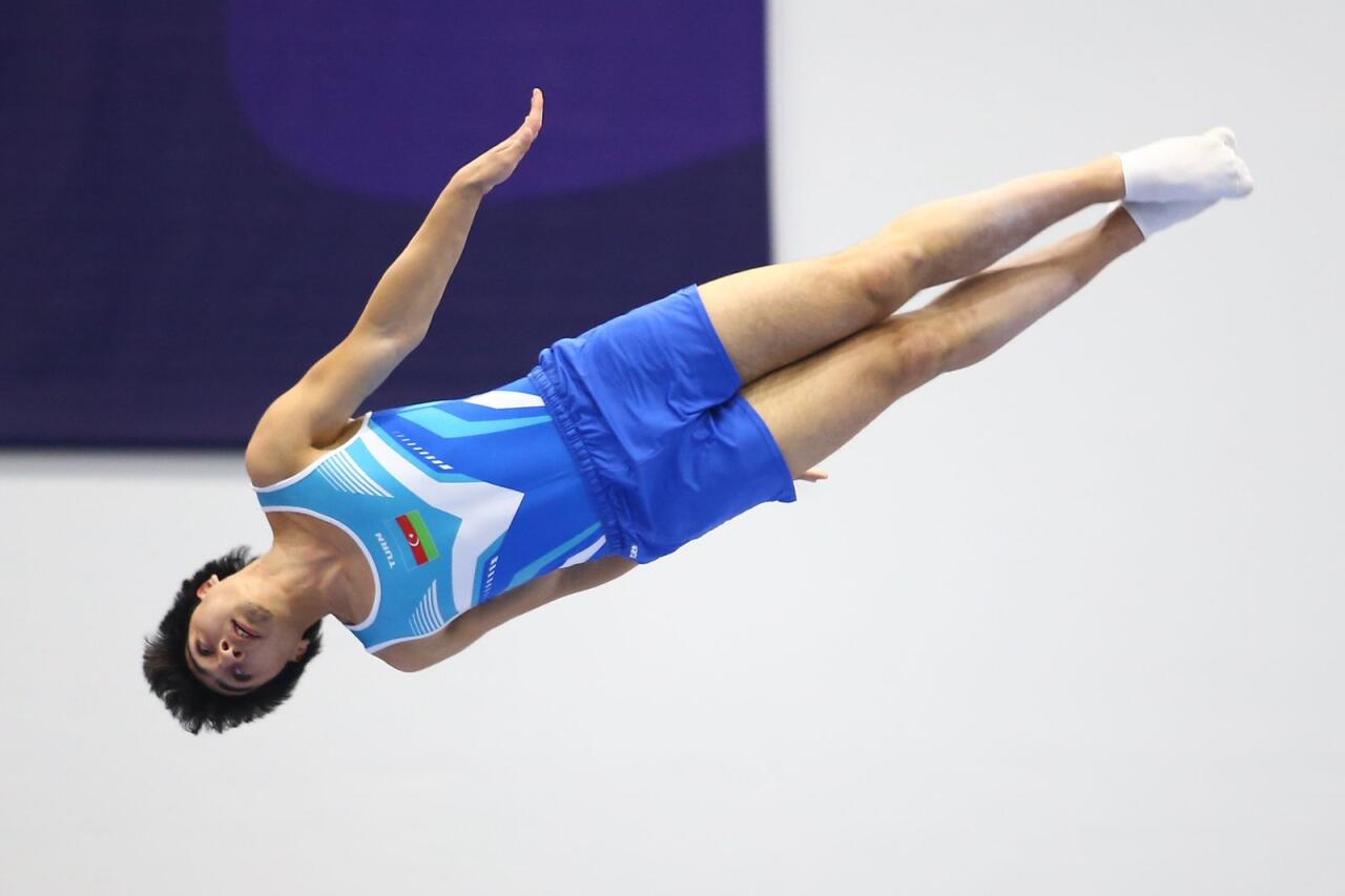 Şəkidə batut gimnastikası üzrə ölkə birinciliyi keçirilib