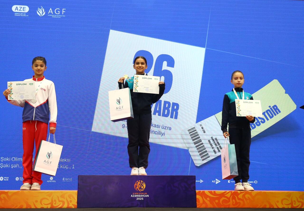 Şəkidə batut gimnastikası üzrə ölkə birinciliyi keçirilib