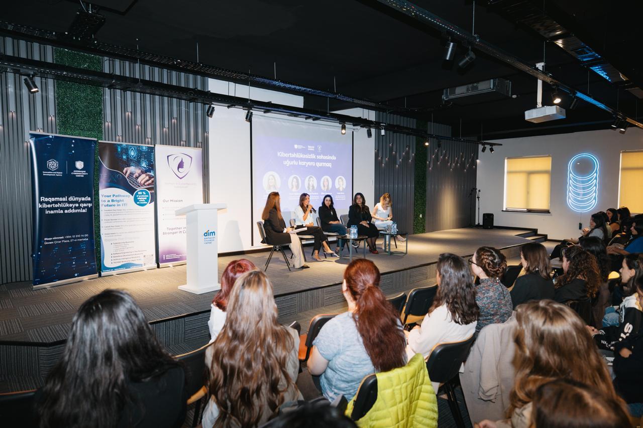 “PAŞA Holding”in iştiraki ilə “Kibertəhlükəsizlikdə qadınlar: Karyera və təhsil” tədbiri keçirilib