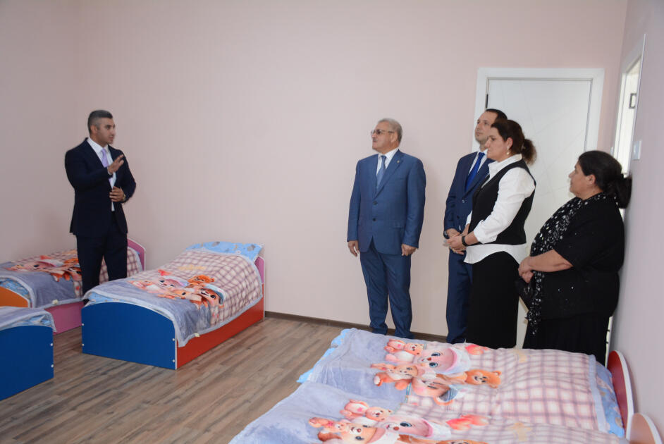 Tərtərdə Heydər Əliyev Fondunun təşəbbüsü ilə təmir olunan uşaq bağçası istifadəyə verilib