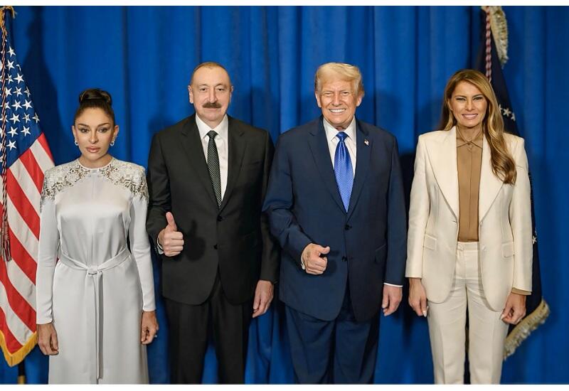 Prezident İlham Əliyev və Birinci xanım Mehriban Əliyeva BMT Baş Assambleyasının 80-ci sessiyası ilə əlaqədar rəsmi qəbulda iştirak ediblər