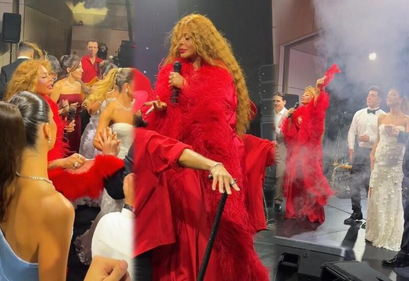 Ulduzlar Zeynəb Xanlarovanın nəvəsinin toyunda