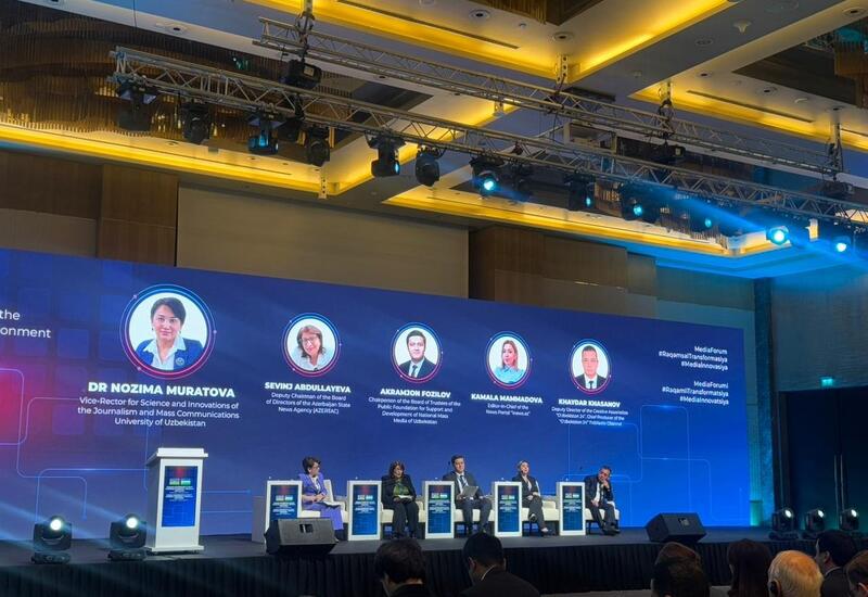 II Azərbaycan – Özbəkistan Media Forumu çərçivəsində“Rəqəmsal informasiya mühitində etik məsuliyyət” mövzusunda panel müzakirə keçirilir