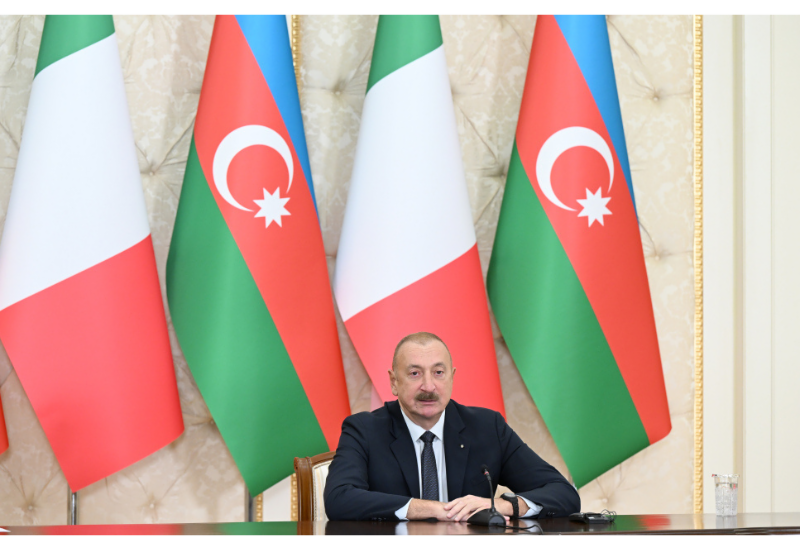 Prezident İlham Əliyev: Azərbaycan və İtaliya əsl strateji tərəfdaşlardır