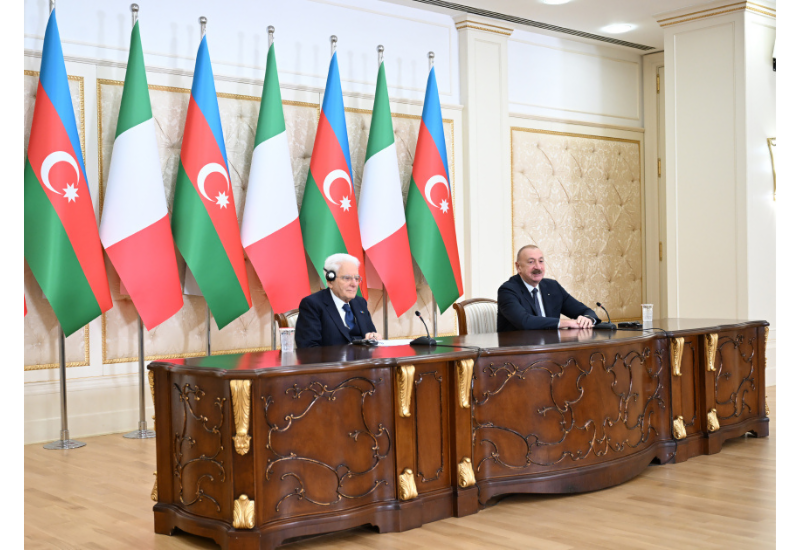 Prezident İlham Əliyev: İtaliya hər zaman Azərbaycanın Avropa İttifaqı ilə əlaqələrinin inkişafına dəstək verib