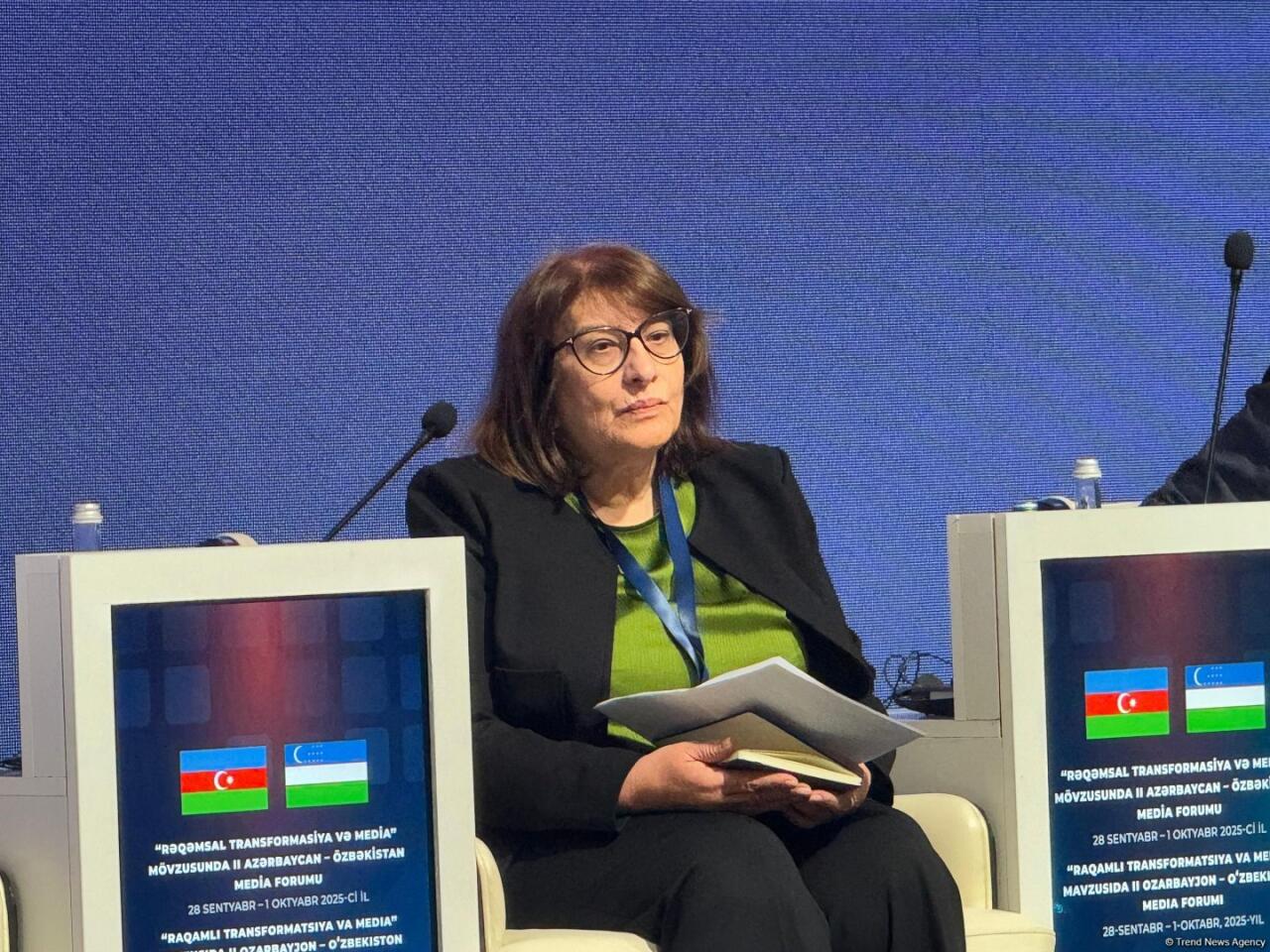 II Azərbaycan – Özbəkistan Media Forumu çərçivəsində“Rəqəmsal informasiya mühitində etik məsuliyyət” mövzusunda panel müzakirə keçirilir