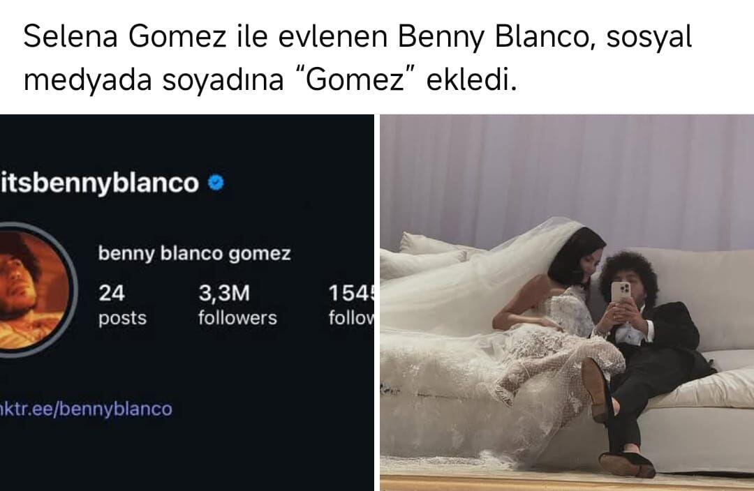 Selena Qomezin əri onun soyadını götürdü