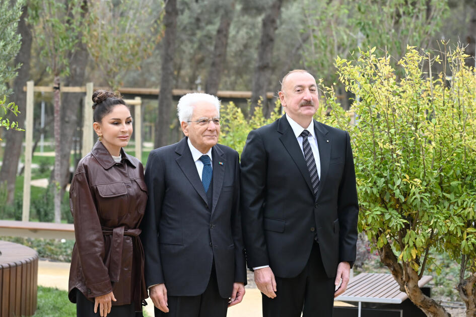 Prezident İlham Əliyev, Birinci xanım Mehriban Əliyeva və Prezident Sercio Mattarella Bakıda İtaliya-Azərbaycan Universitetinin ilk tədris korpuslarının açılışını ediblər