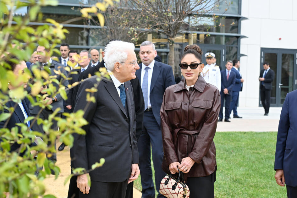 Prezident İlham Əliyev, Birinci xanım Mehriban Əliyeva və Prezident Sercio Mattarella Bakıda İtaliya-Azərbaycan Universitetinin ilk tədris korpuslarının açılışını ediblər