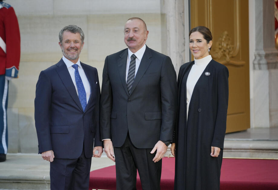 Prezident İlham Əliyev Kopenhagendə ziyafətdə iştirak edib