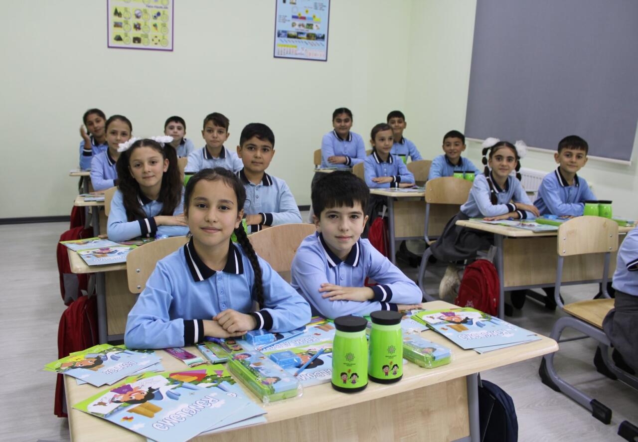 Heydər Əliyev Fondu tərəfindən Samuxda inşa olunan yeni məktəb binası istifadəyə verilib