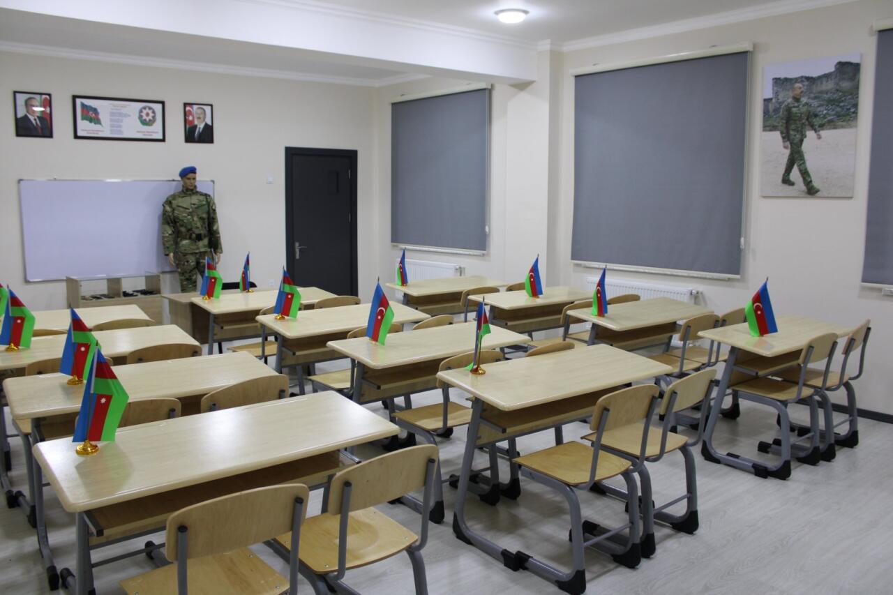 Heydər Əliyev Fondu tərəfindən Samuxda inşa olunan yeni məktəb binası istifadəyə verilib
