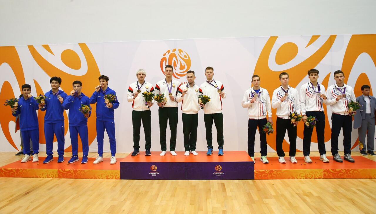 MDB Oyunları: Batut gimnastikası üzrə Azərbaycan komandası gümüş medal qazanıb