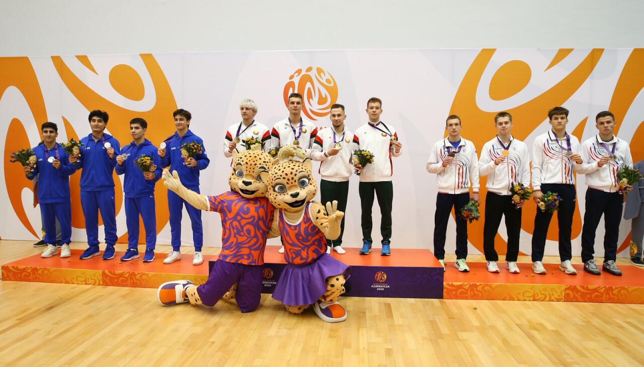 MDB Oyunları: Batut gimnastikası üzrə Azərbaycan komandası gümüş medal qazanıb
