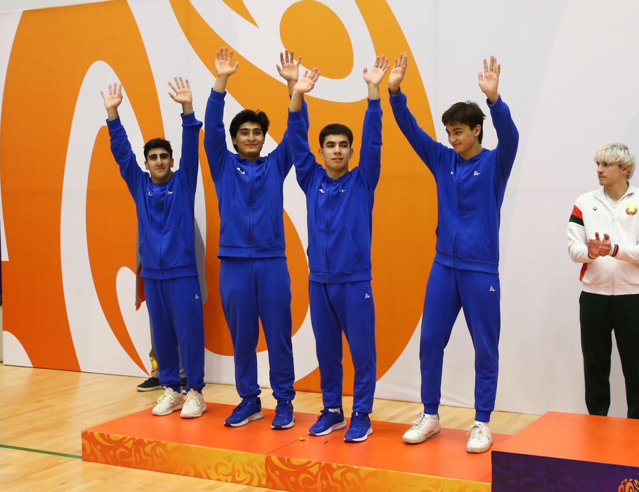 MDB Oyunları: Batut gimnastikası üzrə Azərbaycan komandası gümüş medal qazanıb