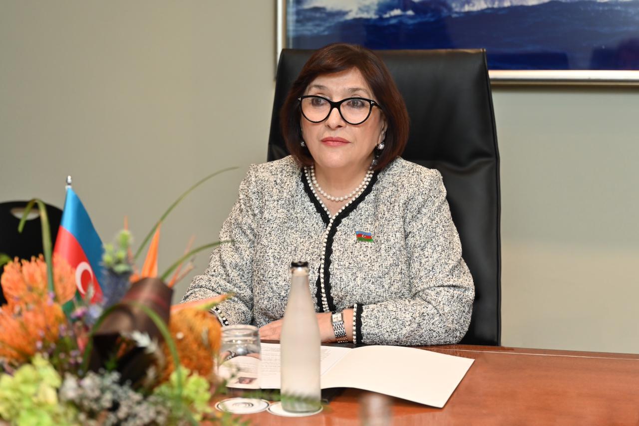 Sahibə Qafarova İspaniya Krallığı Deputatlar Konqresinin sədri ilə görüşüb
