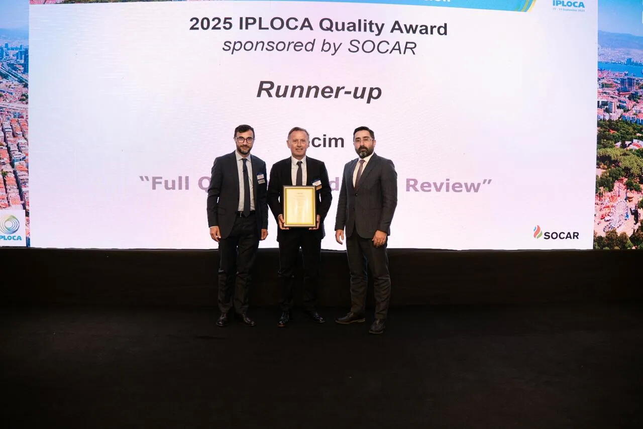 SOCAR MGO приняла участие в церемонии вручения награды IPLOCA Quality Award