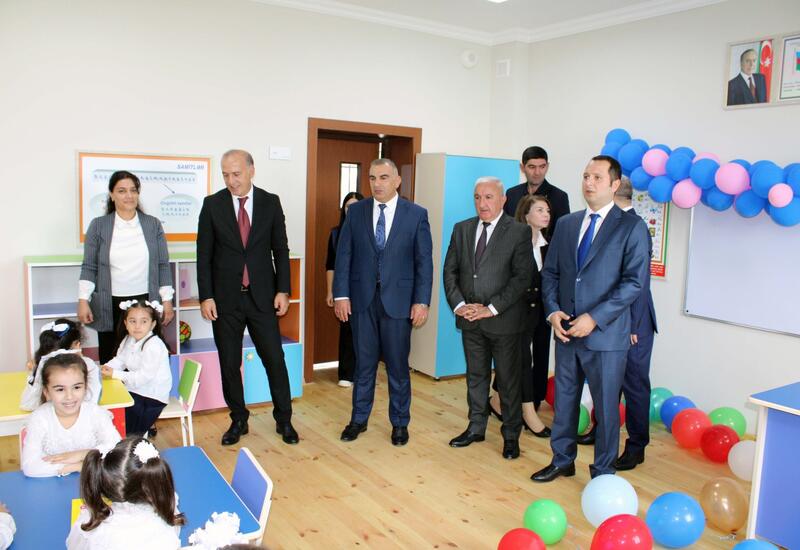 Cəlilabadda Heydər Əliyev Fondu tərəfindən inşa olunan məktəb binası istifadəyə verilib