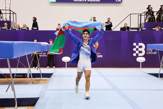 Азербайджанские гимнасты завоевали шесть медалей на Играх стран СНГ в Шеки