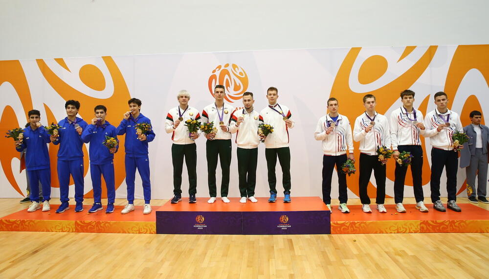 Азербайджанские гимнасты завоевали шесть медалей на Играх стран СНГ в Шеки