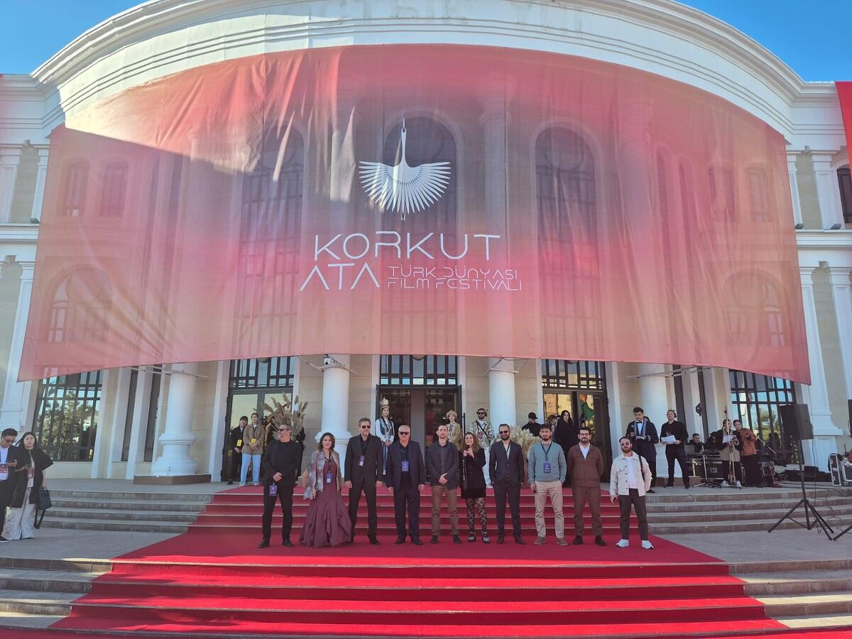 Азербайджанские звезды кино на красной дорожке кинофестиваля Korkut Ata в Казахстане