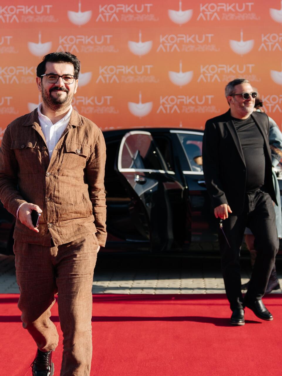 Азербайджанские звезды кино на красной дорожке кинофестиваля Korkut Ata в Казахстане