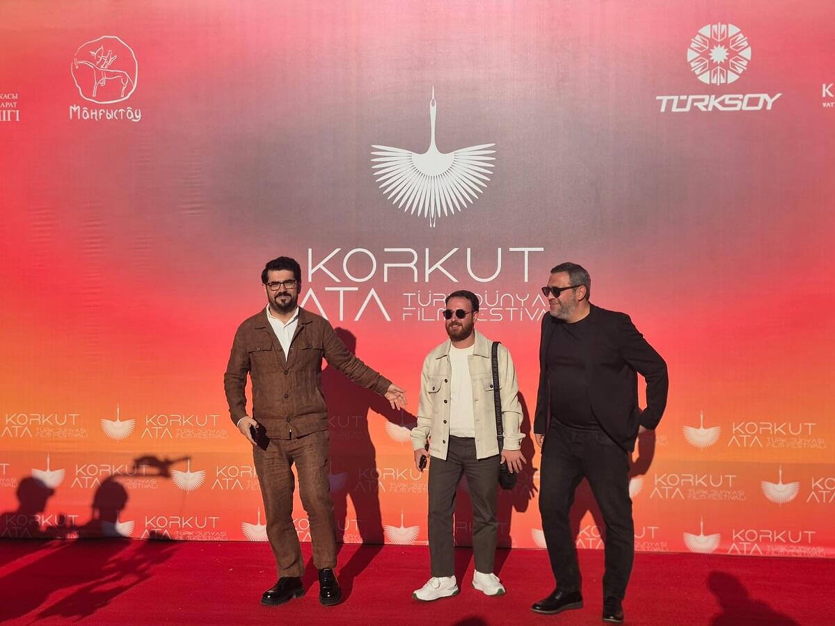 Азербайджанские звезды кино на красной дорожке кинофестиваля Korkut Ata в Казахстане