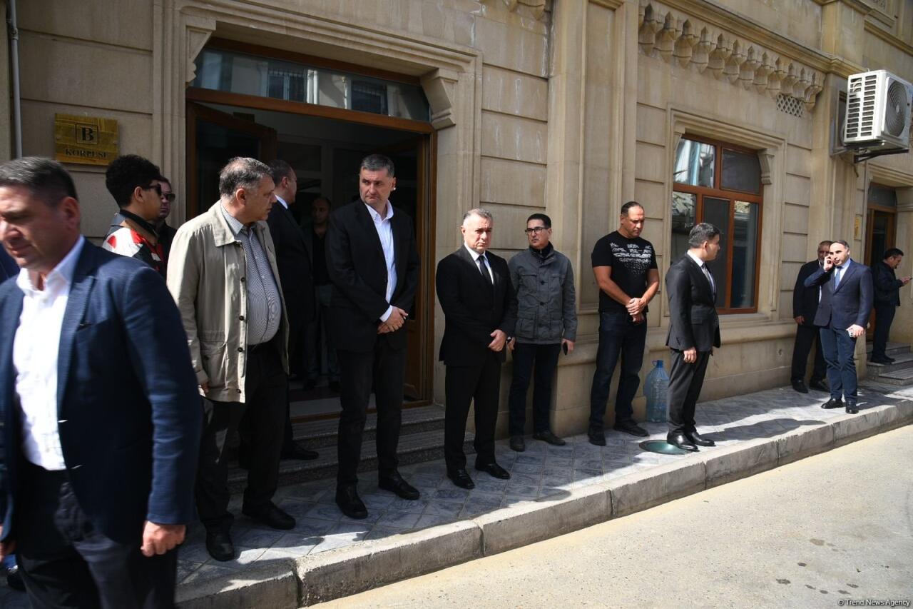 Oqtay Şirəliyevlə vida mərasimi keçirilib