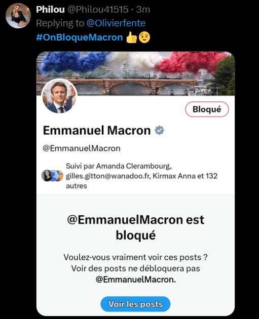 Французы массово кидают Макрона в блок