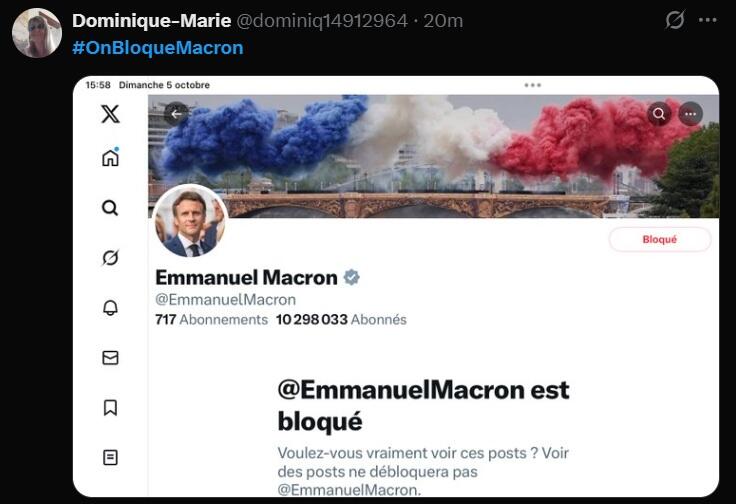 Французы массово кидают Макрона в блок