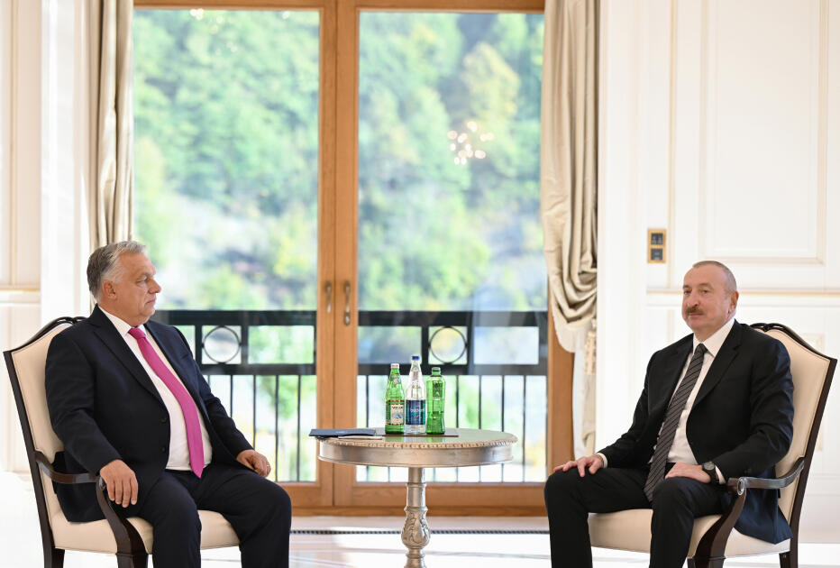 Prezident İlham Əliyev Qəbələdə Macarıstanın Baş naziri ilə görüşüb