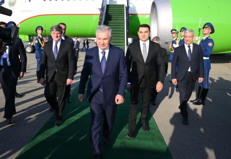 Президент Узбекистана Шавкат Мирзиёев находится с визитом в Азербайджане